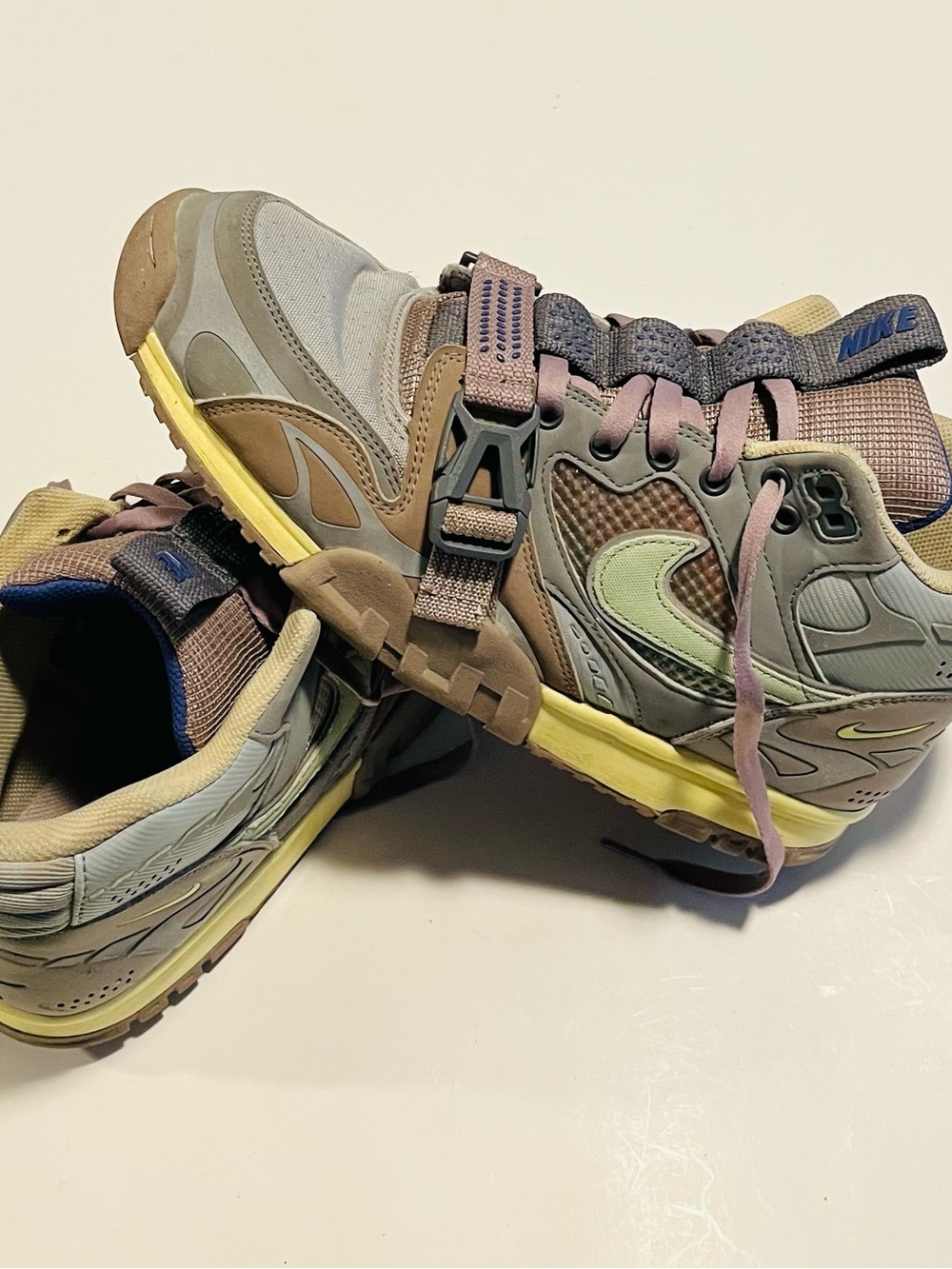 Nike Men’s Air Trainer 1 SP Utility Mid Top Honeydew Sneakers Size 12